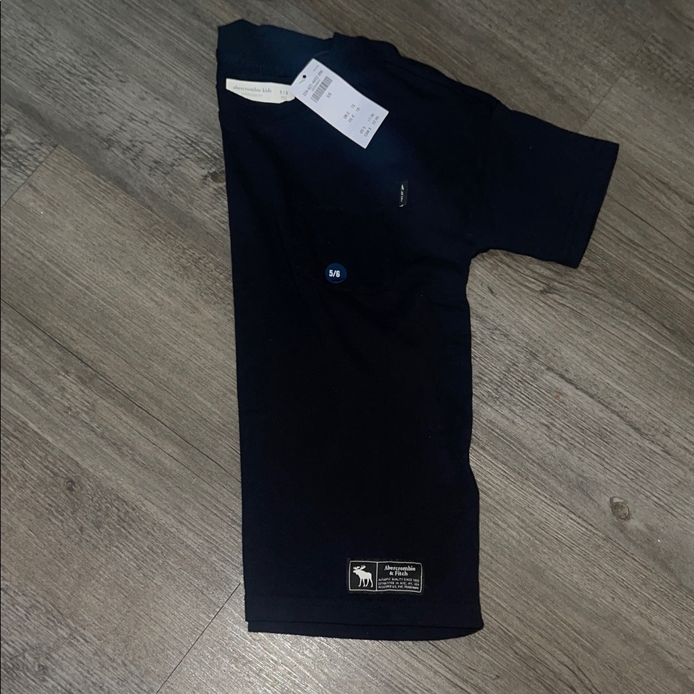 Abercrombie & Fitch Dark Navy Crewneck Tee